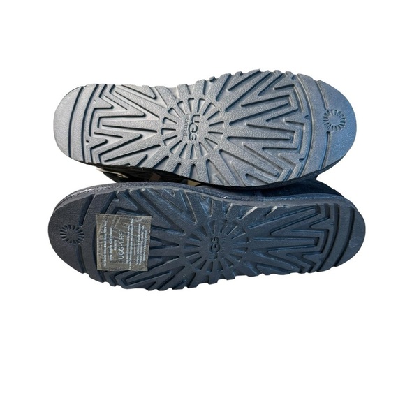 Ugg Pure Leni Boots Size 7 Leather Suede 1005387 Buckle Strap Ankle Wool Sole - Picture 6 of 11